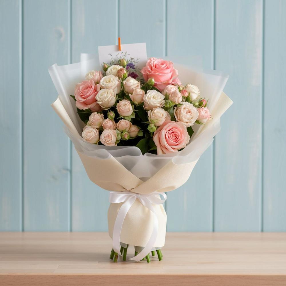 Букет цветов из: Розы в Ахты