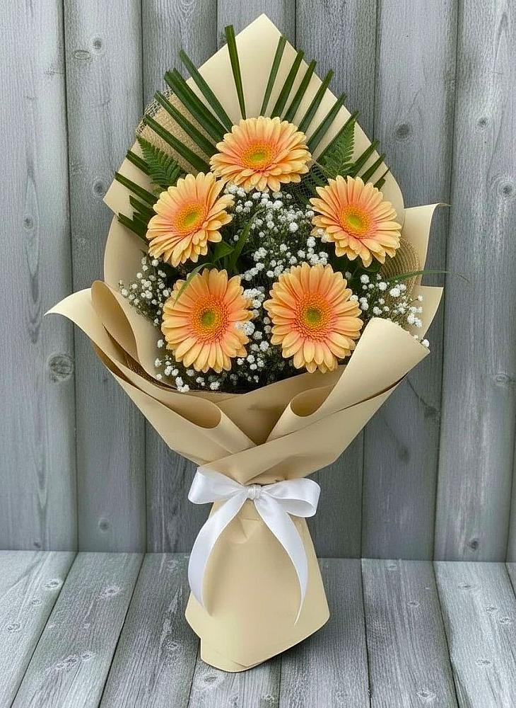 Букет цветов из: Герберы в Ахты